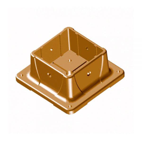 Redwood Plastic Post Anchor SKU 4082